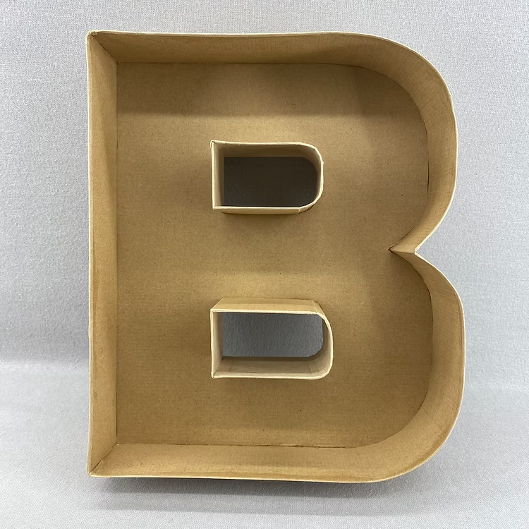 B Small Box Zoda House Party Handmade Letter, Number and Shaped Fillable Boxes